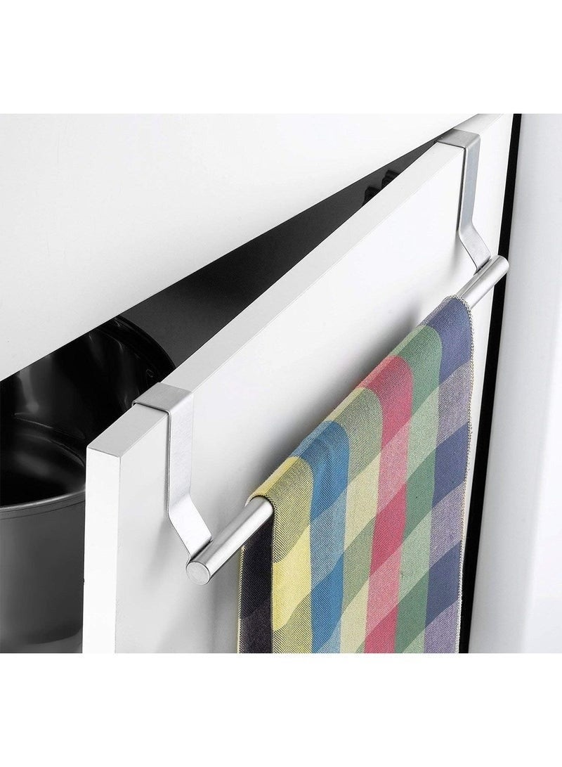 Multi-Functional Over-the-Door Towel Bar – Space-Saving Design for Kitchen, Bathroom & Living Room – Perfect for Hand Towels, Kitchen Towels & Bath Towels – Rust Resistant Stainless Steel - Image 4